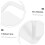 6pcs Hat Organizer Wall Mount with Strong Adhesive Hooks, SpaceSaving Storage for Home 4