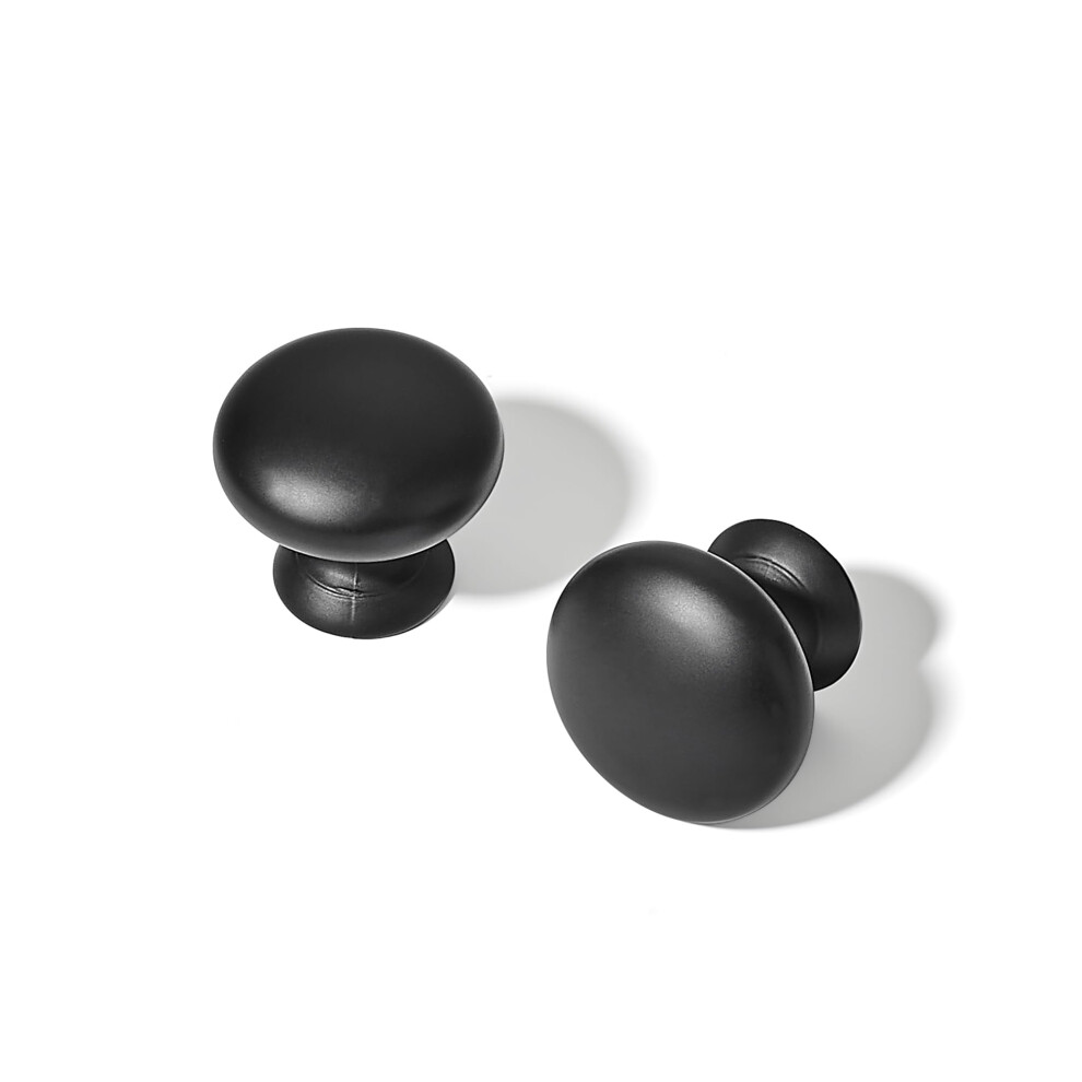 10 Pack Matte Black Cabinet Knobs And Drawer Pulls, Modern Zinc Alloy Hardware For Kitchen And Dresser 9771547854890