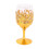 6Pcs Metal Wine Glass Set - Rounded Mouth Stemmed 15