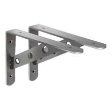 (14 inch) 2pcs Stainless Steel Heavy Duty Shelf Bracket Corner Support Fastener Wall