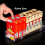 Clear Automatic Cigarette Pusher Rack 80pcs with Durable Spring and Widened Tray for Retail Store Display 5