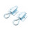 Gate Latch Lock, Spring Loaded Pull Ring Lock for Automatic Sliding Gates and Cabinets, Durable Metal Alloy 3