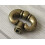 Vintage Drawer Pulls Antique Silver Ring Design with Back Plate Zinc Alloy Knobs for Cabinets 3