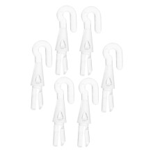 6pcs Blind Wand Replacement with Secure Hook Connection for Vertical Window Blinds Easy Snap Installation