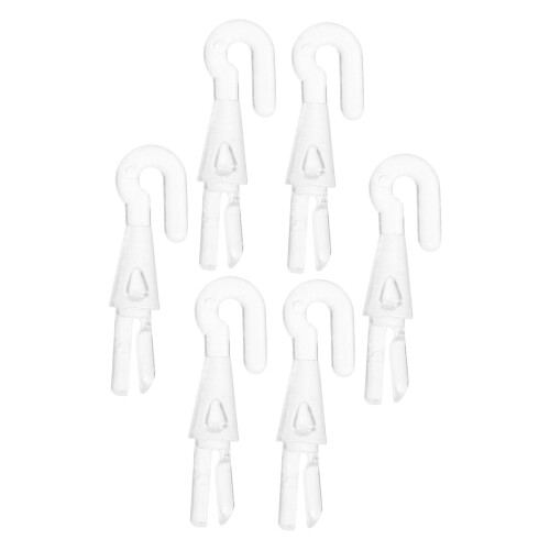 6pcs Blind Wand Replacement with Secure Hook Connection for Vertical Window Blinds Easy Snap Installation