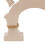 Violin Bridge 1/4 Maple Wood Natural Brass Screw 7