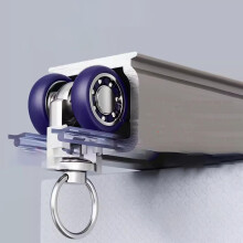 Ceiling Mount Curtain Track 40ft Heavy Duty Sliding Drapery Rail for Room Divider Bay Window Gazebo