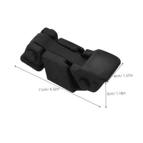 Truck Toolbox Latch Replacement with Durable Spring and Rubber Buckle, Quick Install Dustproof Design 1
