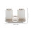 2pcs Heavy Duty Barn Door Floor Guide with Rollers for Smooth Sliding Alignment and Easy Installation 2