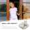 2pcs Heavy Duty Barn Door Floor Guide with Rollers for Smooth Sliding Alignment and Easy Installation 4