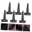 6pcs Heavy Duty T Strap Hinge Black Rustproof Gate Hinges for Barn Doors Outdoor Use 4