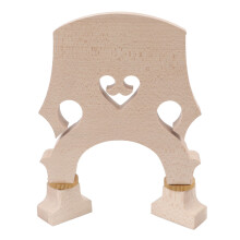 Violin Bridge for 1/2 Size Maple Wood & Brass Screw Adjustable Replacement