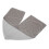 U Shaped Cooling Hoodie Towel 64g Grey Microfiber 1