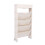Mobile Bookcase Beige 78.5x12x39.5cm Capacity 1