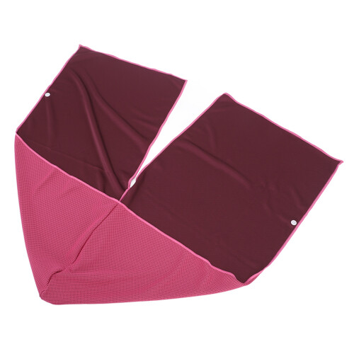 Cooling Hoodie Towel U-Shaped Rose Red 64g 1
