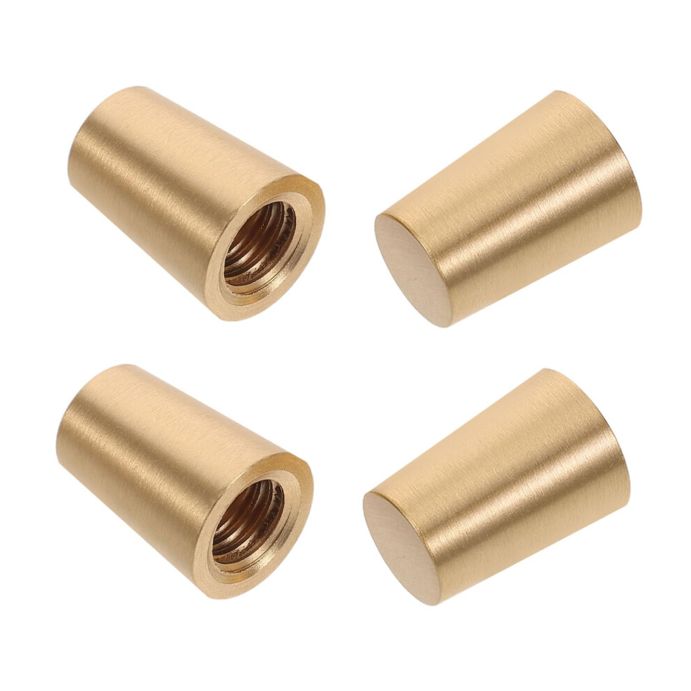 Solid Brass Furniture Legs 4Pcs Mid Century Modern Conical Feet For Trays Cabinets And Display Stands 9771547855491
