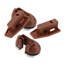 2 Sets Drawer Kit with Track Guides and Glides for Smooth Drawer Operation and Easy Slide Replacement