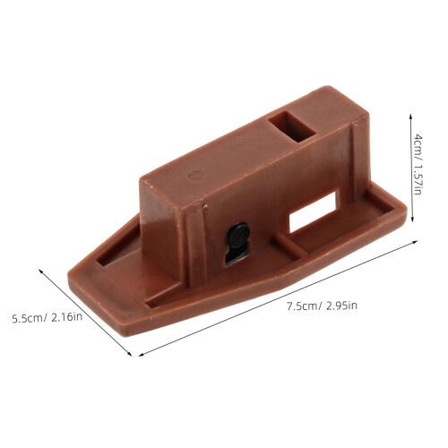 2 Sets Drawer  Kit with Track Guides and Glides for Smooth Drawer Operation and Easy Slide Replacement 1