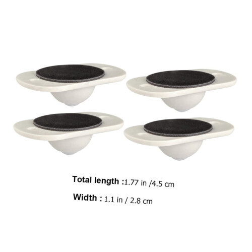 8pcs Self Adhesive Caster Wheels for Storage Boxes, Smooth Quiet Mobility, Durable Stainless Construction 1