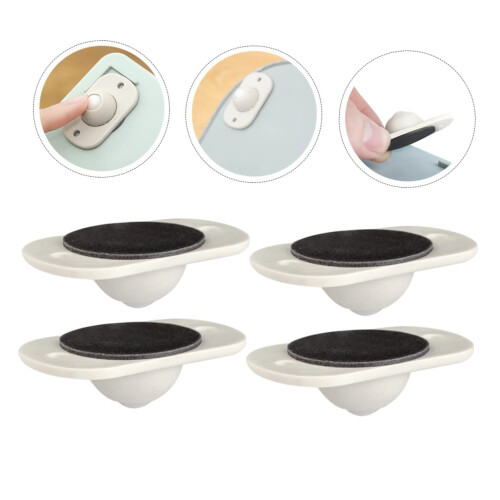 8pcs Self Adhesive Caster Wheels for Storage Boxes, Smooth Quiet Mobility, Durable Stainless Construction 2