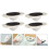 8pcs Self Adhesive Caster Wheels for Storage Boxes, Smooth Quiet Mobility, Durable Stainless Construction 4