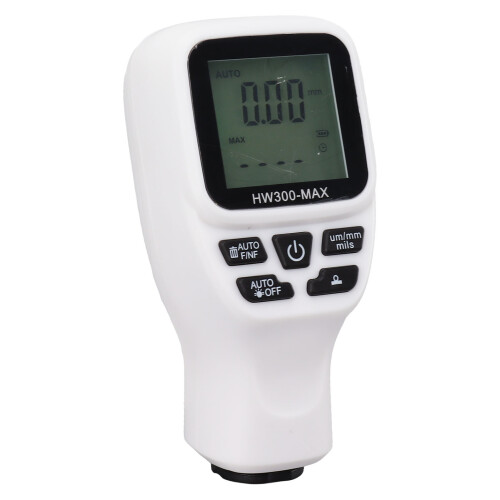 Paint Thickness Meter Gauge 0-2000UM White Compact 2
