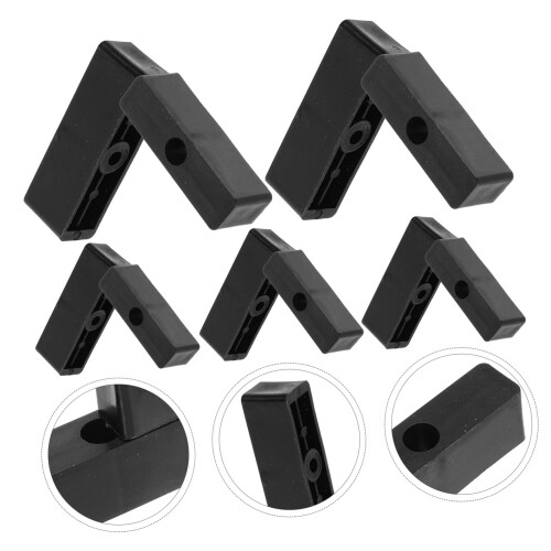 10pcs Sliding Window Locks for Doors and Windows, Durable Plastic Security Locks, Easy Install Safety Bars 1
