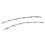 Chrome Front Bumper Grille Trim L/R Octavia 5E 12