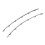 Chrome Front Bumper Grille Trim L/R Octavia 5E 13