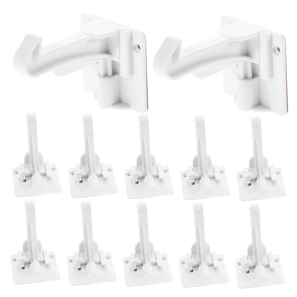 Baby Proof Cabinet Locks 12pcs Magnetic No Drill Adhesive Child Safety Drawer Latches for Kitchen