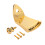 Metal Mandolin Tailpiece with Decorative Triangle Coverplate, Durable Construction, Easy String Replacement 1