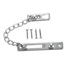 Door Security Chain Stainless Steel Door Chain Lock Heavy Duty Easy Install for Home and Hotel