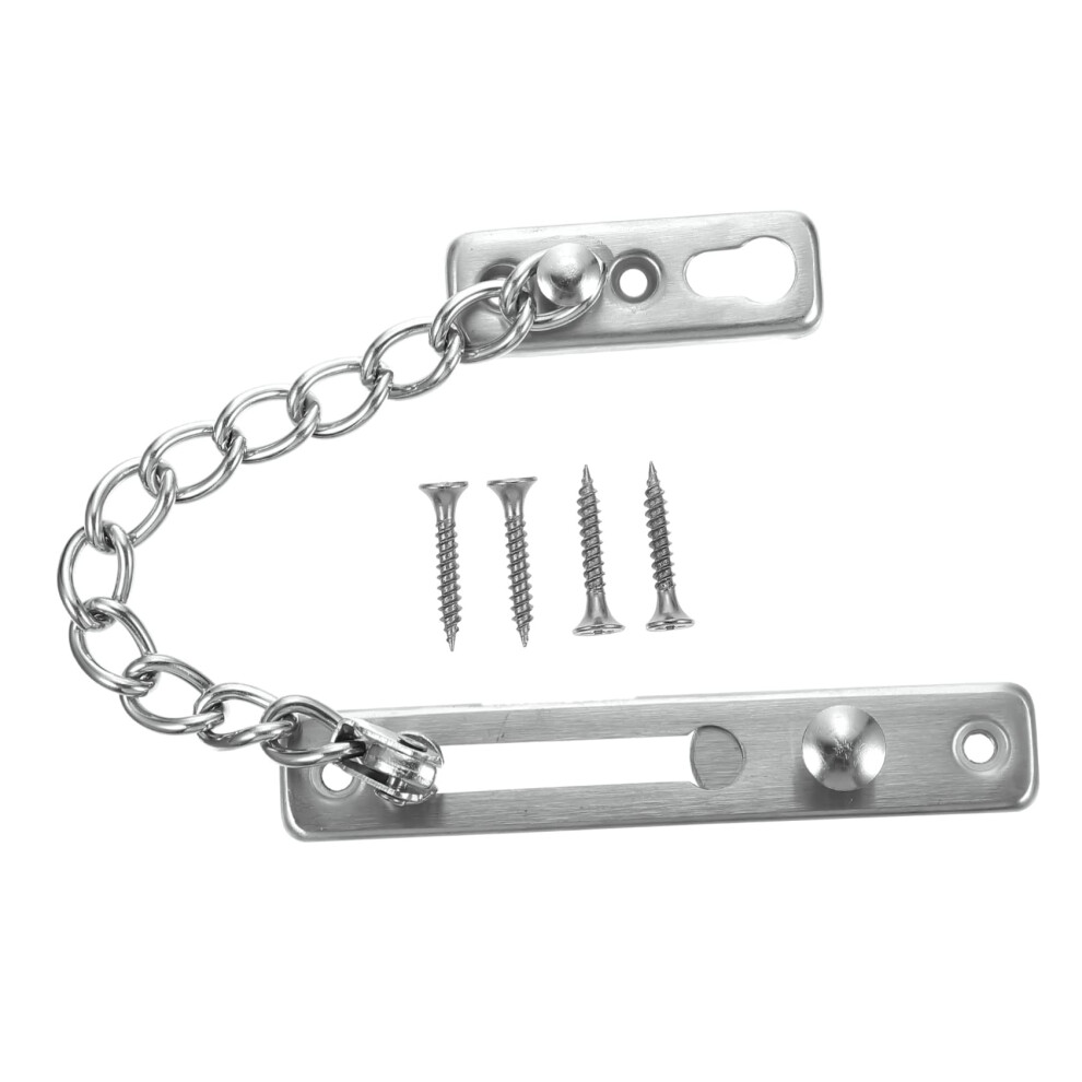 Door Security Chain Stainless Steel Door Chain Lock Heavy Duty Easy Install For Home And Hotel 9073542999379