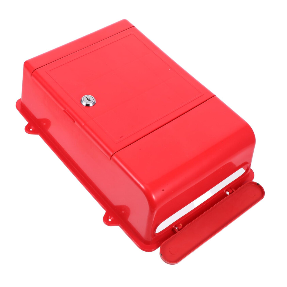 Wall Mounted Locking Mailbox With Key, Weatherproof Secure Drop Box For Home And Office Mail 9073542999416