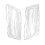 1 Pair Clear Headlight Lens Covers E46 2DR ABS 1