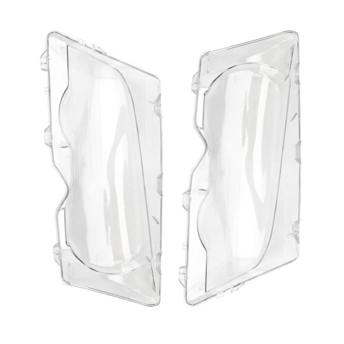 1 Pair Clear Headlight Lens Covers E46 2DR ABS