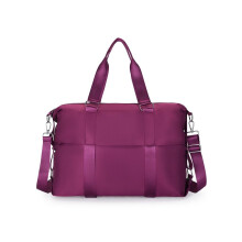 Large Capacity Waterproof Gym Bag for Men and Women, Sports Duffle with Wet Dry Separation, Purple 2