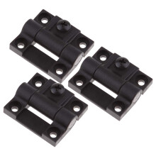 Adjustable Torque Position Control Hinges 3Pack, CorrosionResistant Plastic Cabinet Door Hinges for Southco E61030120 Series, Black