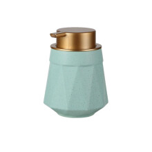 Ceramic Soap Dispenser with LeakResistant Pump, Modern Bathroom Lotion Bottle for MultiLiquid Use (Color C)