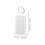 50pcs Blank Luggage Tags and Plastic Key Tags Writable Durable ID Labels for Quick Identification 2