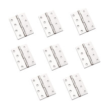3 Inch Stainless Steel Door Hinges 304 Rust Resistant Durable Silver Finish for Doors and Windows 8 Pcs