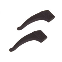 Brown Silicone Eyeglass Ear Hooks Retainers Anti‑Slip Secure Fit Soft Flexible Comfort Pair
