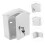 Lockable Outdoor Wall Mounted Parcel Box for Packages and Mail, Plastic Secure Storage for Front Porch 5