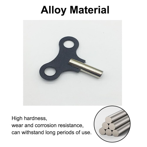 5 Pack Clock Winding Key Set Durable Alloy Mechanical Clock Key for Wall and Mantel Clocks 2