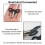 5 Pack Clock Winding Key Set Durable Alloy Mechanical Clock Key for Wall and Mantel Clocks 5