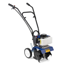Petrol Rotavator Garden Tiller 52cc Mini Soil Cultivator 2-Stroke