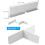 4pcs Aluminum Valley Gutter Splash Guards - 17oz 2