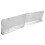4pcs Aluminum Valley Gutter Splash Guards - 17oz 10