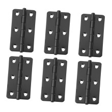 6pcs Heavy Duty Cabinet Door Hinges Stainless Steel Adjustable Furniture Butt Hinges with Load Capacity