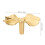 Elegant Brass Bow Cabinet Handles Drawer Pulls for Kitchen Cabinets, Durable Single Hole Design 2